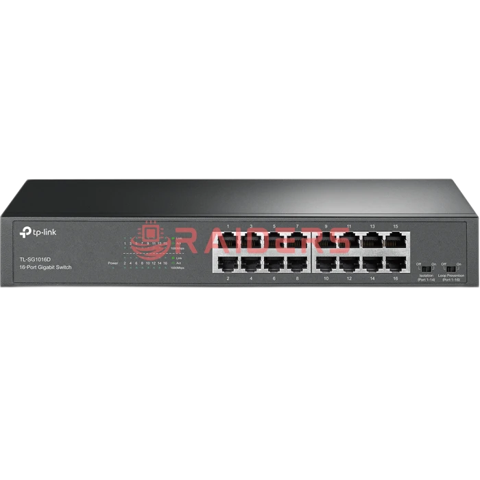 TP-Link TL-SG1016D 16-Port Gigabit Desktop/Rackmount Switch