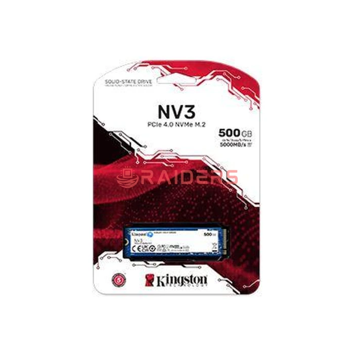 SSD დისკი Kingston NV3 500GB M.2 2280 PCIe 4.0 NVMe (SNV3S/500G)