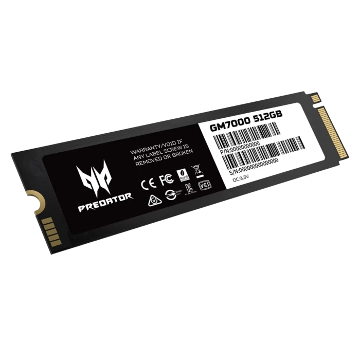 Acer Predator GM7000 512GB NVMe Gen4 Gaming SSD