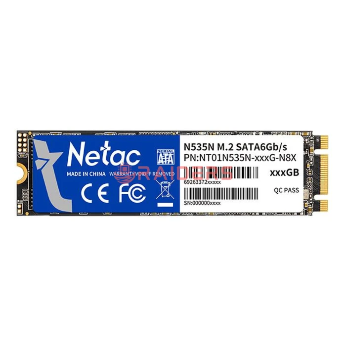 SSD დისკი Netac N535N 512GB M.2 2280 SATA III (NT01N535N-512G-N8X)