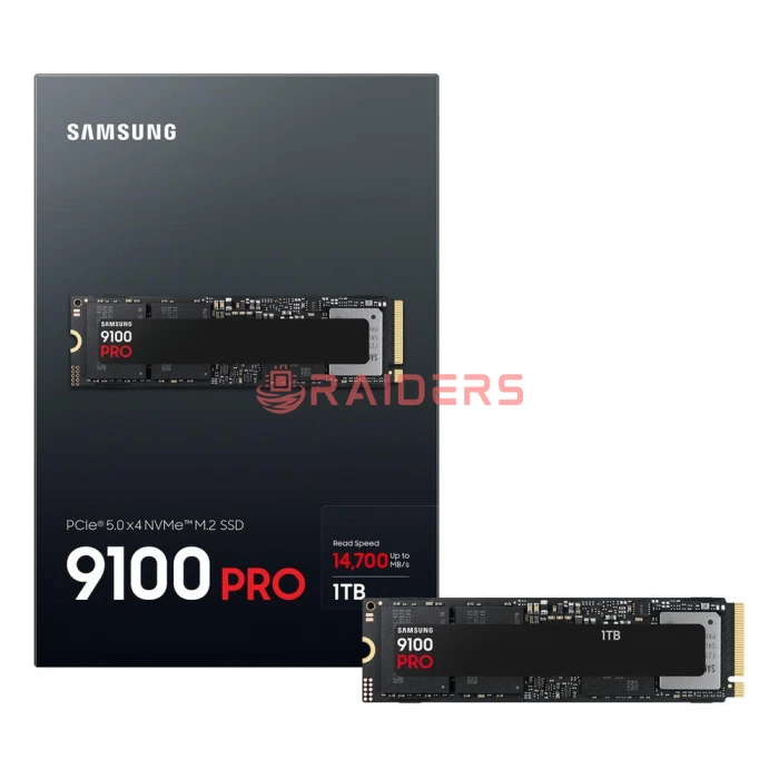 SSD დისკი Samsung 9100 PRO 1TB M.2 2280 PCIe 5.0 NVMe (MZ-VAP1T0BW)