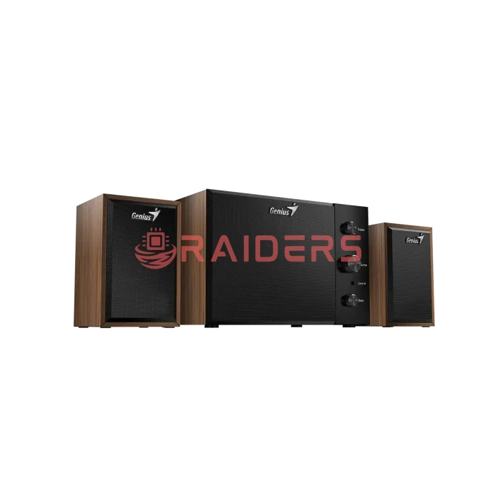 დინამიკი Genius SW-2.1 350 Hi-Fi Brown Wood