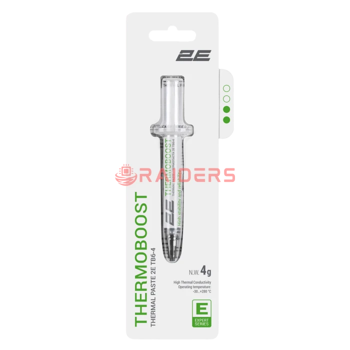 2E Thermoboost Expert TB6-4 თერმოპასტა, 5.6 W/mK, 4g