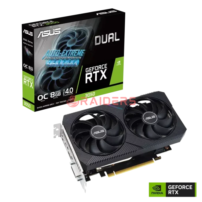 ASUS Dual GeForce RTX 3050 V2 OC Edition 8GB GDDR6