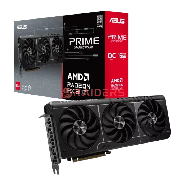 ASUS Prime Radeon RX 9070 16GB GDDR6 OC Edition
