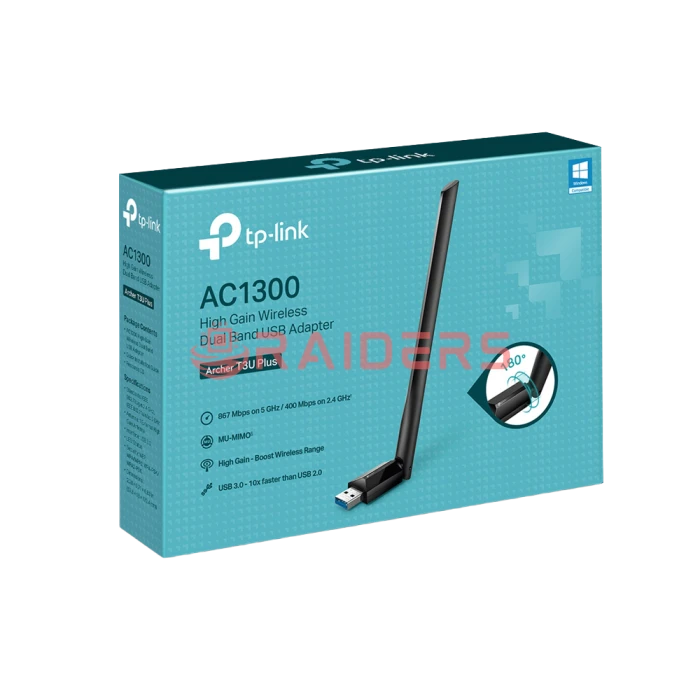 WiFi ადაპტერი TP-Link Archer T3U Plus, AC1300 USB Adapter